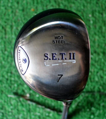 Black Shark S.E.T. II Hot Steel 7 Wood Graphite Shaft - Excellent Condition - Image 1 of 4
