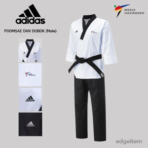 Adidas Poomsae WT Dan Uniform (Male) Taekwondo Dobok TKD Male Tae Kwon Do - Picture 1 of 7