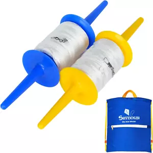 Simxkai Kite Spool, Kite Reel Winder,Grip Kite String Handle, 600 Feet Twisted K - Picture 1 of 12