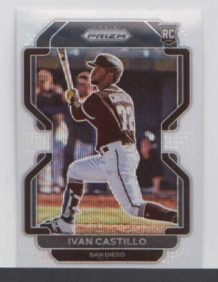 IVAN CASTILLO  : MLB - 2022 - PANINI PRIZM WHITE WAVE PRIZM RC - CARD No # 193 - Image 1 of 2