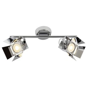 Brilliant Deckenleuchte Deckenlampe Movie Strahler chrom LED Spot GU10 Vintage - Bild 1 von 2
