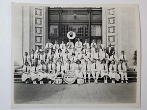 Vintage B&W McKinley Elementary School Redwood City School Band (1948?) - Picture 1 of 3