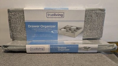 Soft Collapsible Fabric Drawer Organizer with 9 Compartments - Image 1 of 3