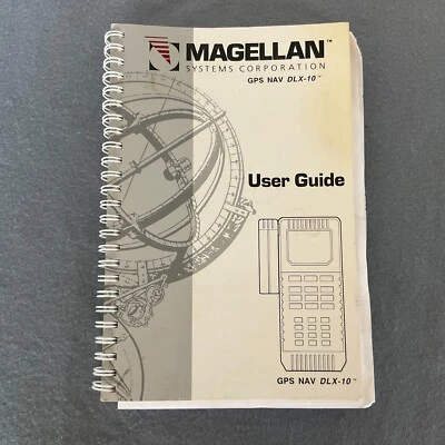 Guia do usuário para GPS portátil Magellan GPS NAV DLX-10 navegação marítima - Imagem 1 de 3