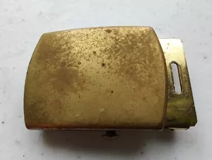 Hebilla de cinturón Domar militar de latón vintage - Imagen 1 de 2