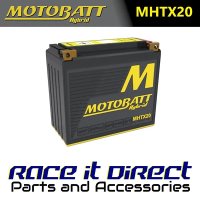 Motobatt Hybrid Battery for Harley Davidson SPORTSTER 1200 XLH 1986-1999 Lithium - Image 1 of 4