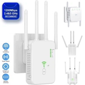 1200Mbps WLAN Repeater Router Range Wifi Verstärker Signal Access Point Booster - Bild 1 von 35