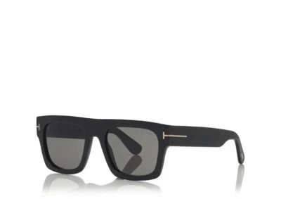 Tom Ford FT071101A  FAUSTO Sunglasses - Black/Smoke 100% UV PROTECTION 145mm - Image 1 of 4