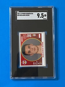 Benjamin Sesko Rookie Sticker Panini Bundesliga 2021-22 #30 SGC 9.5 PSA BGS 10 ? - Imagen 1 de 2