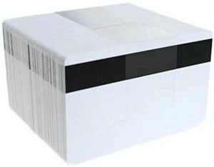Plastikkarten Magnetkarten Blankokarten LoCo 300 OE Magnetstreifen PVC bedruckb. - Bild 1 von 6
