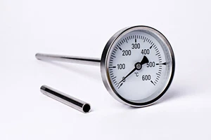 600°C Backofenthermometer Ofenthermometer Thermometer Holzbackofen 200 mm Länge - Bild 1 von 5
