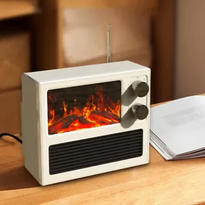Mini Portable Air Heating Winter Warmer Fan Stove Electric Fireplace Heater - Picture 1 of 13