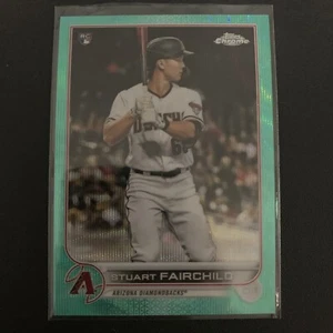 2022 Topps Chrome Sonic #156 Stuart Fairchild /199 Aqua Raywave Refractor Rookie - Picture 1 of 2