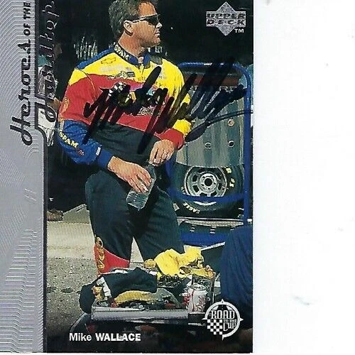 MIKE WALLACE SIGNED 1997 UPPERDECK ROAD TO THE CUP RACING #39 - NASCAR - Image 1 of 1