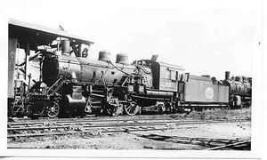 7B012 RP 1943/60s? SPS SPOKANE PORTLAND SEATTLE RAILROAD ENGINE #451 VANCOUVER - Picture 1 of 1