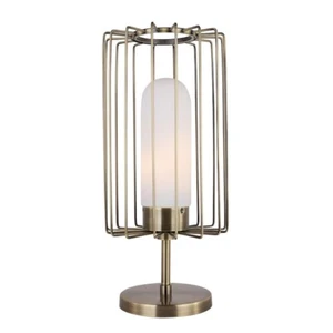 Woodbridge Lighting Tanner Table Lamp, Embedded LED, Brushed Brass - 19371CBRLE - Picture 1 of 1