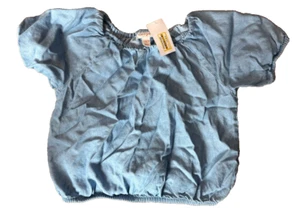 Cat & Jack Girls Denim T-Shirt (L 12/14) - Picture 1 of 3