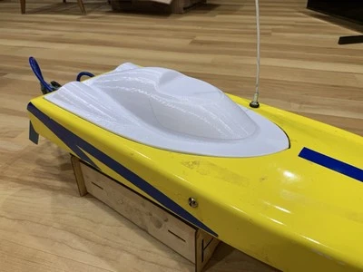 Supervee 27 27R RC Boat Canopy, Top, Cover White - Image 1 of 4