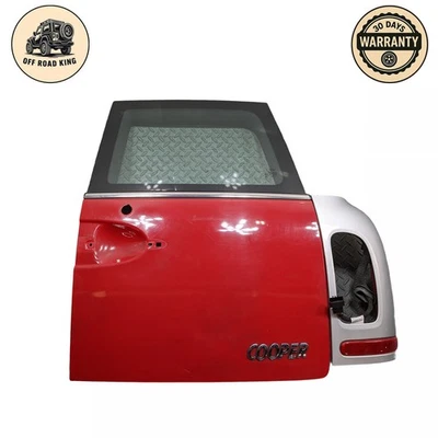 Mini Cooper 2008-2014 OEM maletero puerta trasera dividida carcasa rojo puro lado derecho Foto 1 de 4