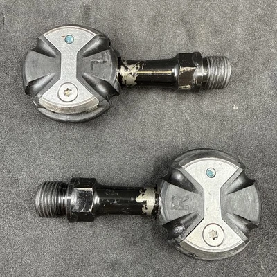 Pedales NEGROS Speedplay ZERO CroMo Husillo Sin Clip MUY BUENOS USADOS - Imagen 1 de 4