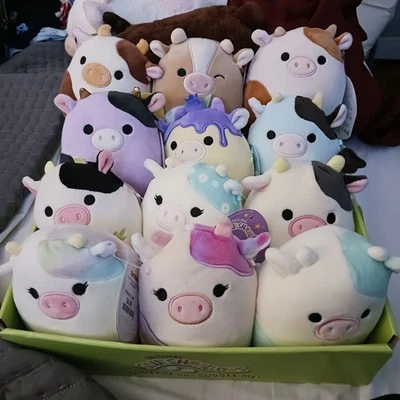 Squishmallow 5 inch cows lot of 12 - Image 1 of 2