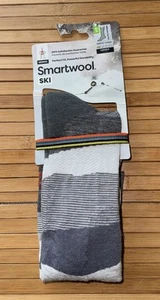 Smartwool Ski Targeted Cushion Over-the-Calf Socks Med Gray Unisex M6-8.5 W7-9.5 - Picture 1 of 3