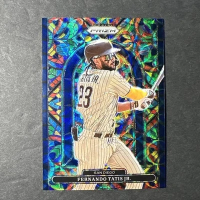 Fernando Tatia JR 2022 Prizm Stained Glass Navy Blue KALEIDOSCOPE /35 SG-1 - Image 1 of 4