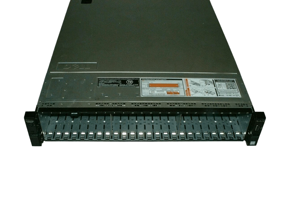 Dell Poweredge R730xd 24SFF + 2FF 2x E5-2667 v3 3.2ghz / 128gb / H730 / 2x 750w - Image 1 of 4