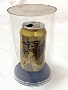 Lata dorada Yoda Pepsi Star Wars Episodio 1 Amenaza Fantasma vacía abierta con pantalla - Imagen 1 de 6