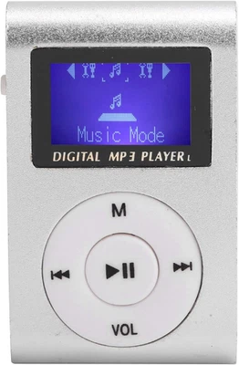 Mini Lettore MP3 Musicale Portatile Sport Backclip MP3 Con Schermo LCD, Lettore  - Immagine 1 di 4