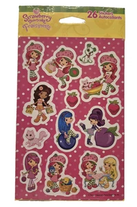 Vintage Strawberry Shortcake 2 Sheets 26 Stickers by Stickety Doo Da - Picture 1 of 5