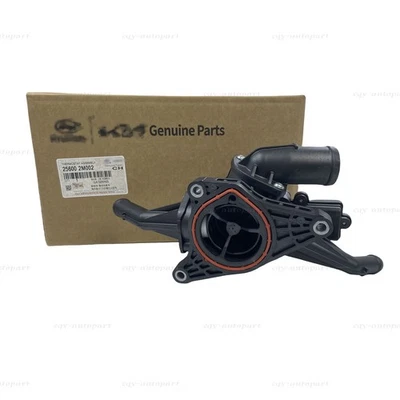 NEW 25600 2M002 OEM Engine Coolant Thermostat for Hyundai Accent KIA Rio 2018-23 - Image 1 of 4