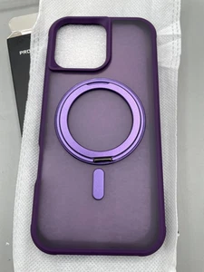 Magnetic Compatible with iPhone 16 Pro Max Case with Stand [Military Grade Drop - Picture 1 of 5