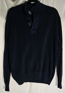 Ralph Lauren Sport Cable-Knit Polo Sweater Long Sleeve W's Size L Vintage - Picture 1 of 8