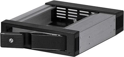 Aluminum(6.0G) (5.25" Bay) To (3.5" SAS / SATA HDDs)(Hot-Swap Cage)Tray-less NEW - Image 1 of 4