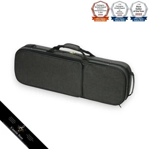 Carlo giordano Violin Case 3-Way Bag OBL-170 Gray OBL170 OBL170GRY GR GRY 4/4 - Picture 1 of 12