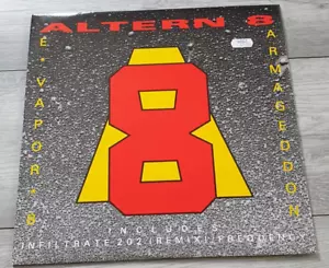 Altern 8 – E*Vapor*8 / Armageddon 12" Vinyl VG+/VG+ 1992 4 Tracks - Picture 1 of 6