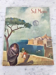 Old Magazine Travel On The Sea Italy-Lloyd Triestino- Ships 1941 - Picture 1 of 5