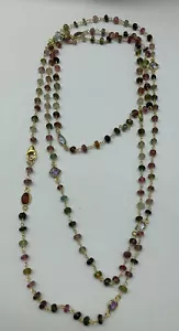 Watermelon Tourmaline necklace - Picture 1 of 5