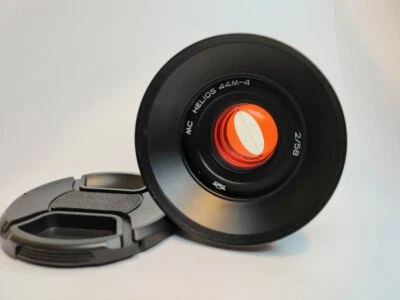 Lente anamórfica HELIOS 44 58 mm Cine Mod | Montura Canon EF | Edición ámbar Flare Foto 1 de 4