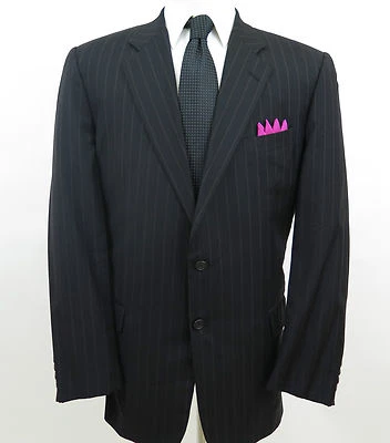 Hickey Freeman Loro Piana Italy Men's Wool Blazer Jacket Sport Coat 44 L EUC USA - Image 1 of 4