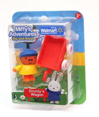 Miffy's Adventures Big & Small Grunty's Wagon Mini Figure ~ Wal Mart Exclusive Cover