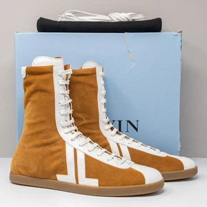Lanvin Brown Suede High Top Size 45 EU (11.5 US) - Picture 1 of 8