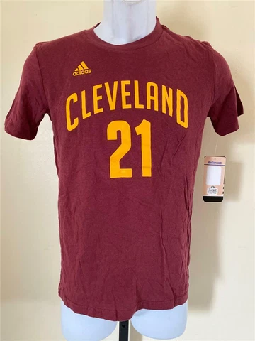 New Cleveland Cavaliers #21 Andrew Wiggins Youth Sizes S-M Maroon Shirt Cover