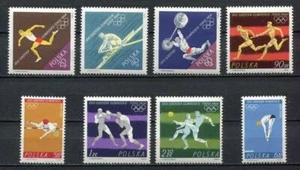 35712) Poland 1964 MNH** Olympic Games, Tokyo 8v. - Picture 1 of 1