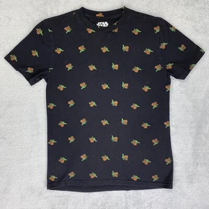 Camisa Star Wars Baby Yoda Adulto Pequeña Negra Grogu Estampado Completo Para Hombre - Imagen 1 de 4