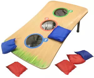 Bean Bag Corn Hole Toss Target Throwing Board Childrens Family Garden Skill Game - Picture 1 of 1