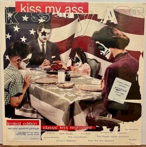 DINOSAUR JR. ANTRHAX - KISS MY A$$ - 1994 U.S. ORIGINAL RED VINYL - HYPE STICK! - Picture 1 of 6