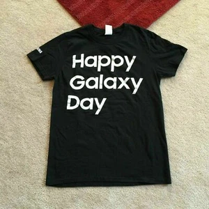 Samsung Happy Galaxy Day T-Shirt Größe S Promo Elektronik Handy Tech Android Arbeit DB - Bild 1 von 8