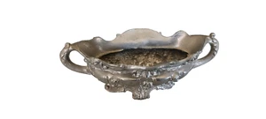 Antiker Mini-Pflanzkasten aus versilbertem Metall - Louis XV Rokoko Stil - Bild 1 von 8